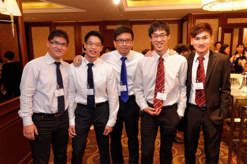 Ricky Leung, Lawrence Ma, Alex Lo, Kenneth Wan and Nicholas Ng